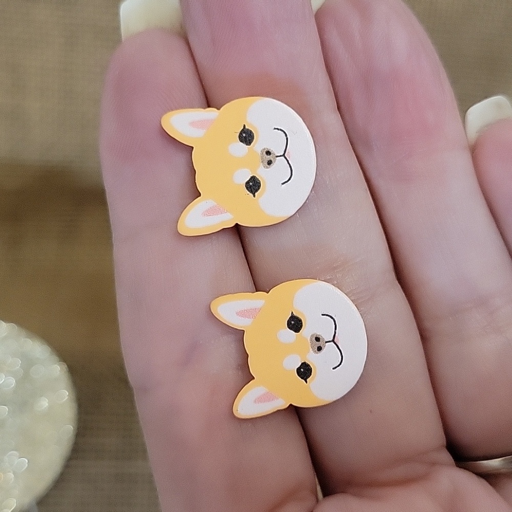 SHIBA INU EARRINGS
